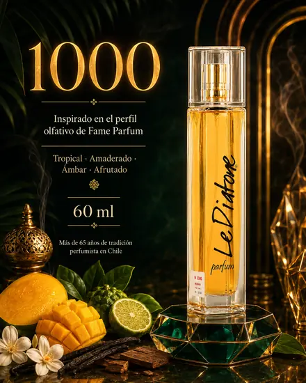 Perfume Le Diatone 1000, inspirado en Fame Parfum