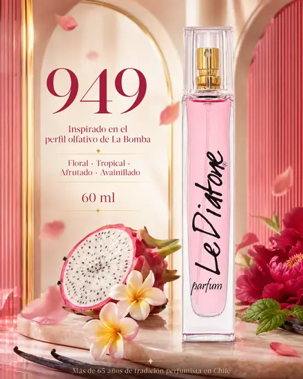 Perfume Le Diatone 949, inspirado en La Bomba
