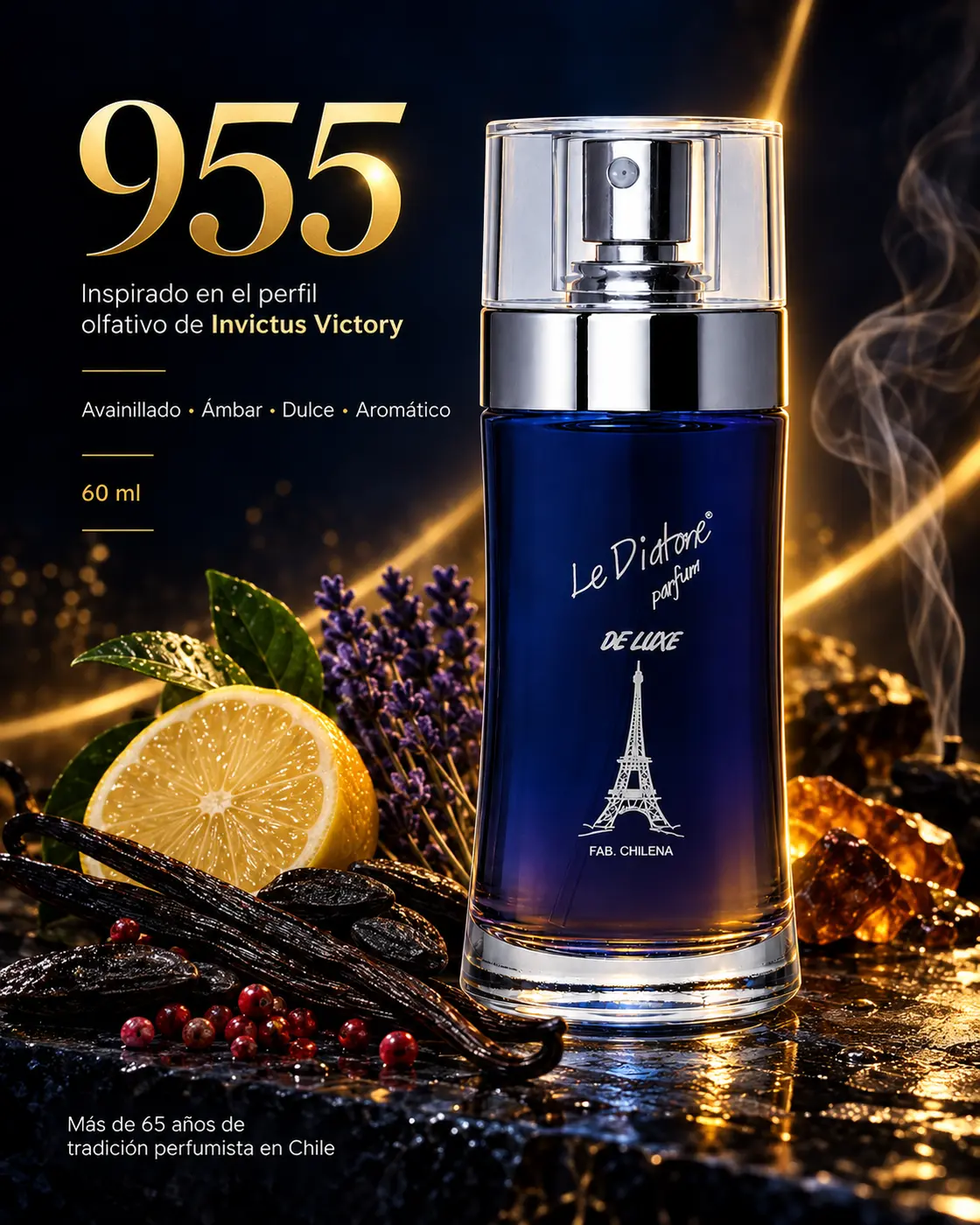 Perfume Le Diatone 955, inspirado en Invictus Victory