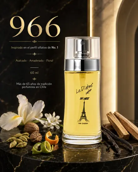 Perfume Le Diatone 966, inspirado en No. 1