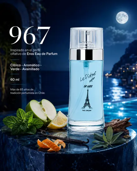 Perfume Le Diatone 967, inspirado en Eros Eau de Parfum