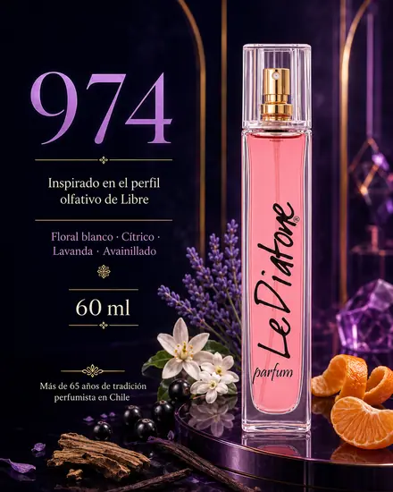 Perfume Le Diatone 974, inspirado en Libre