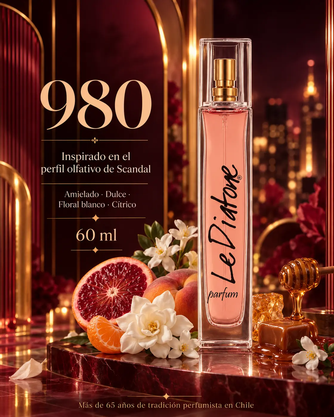 Perfume Le Diatone 980, inspirado en Scandal